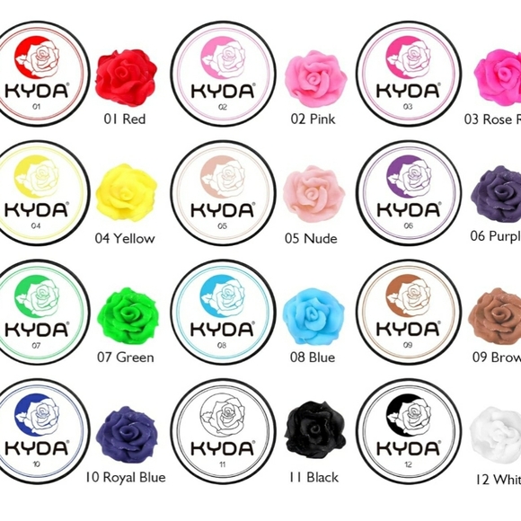 2 sets of 3d nail carving colors - Picture 3 of 9